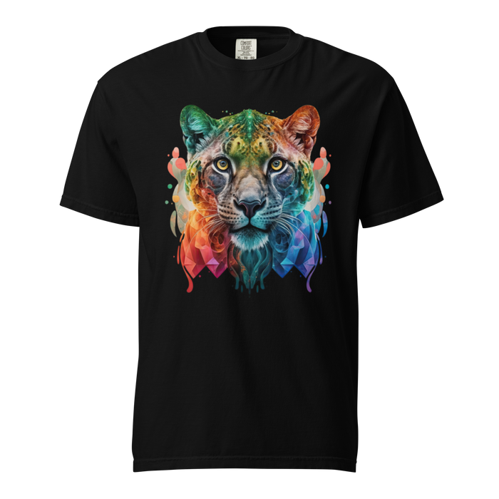 Heavy Unisex T-Shirt - Rainbow Tiger