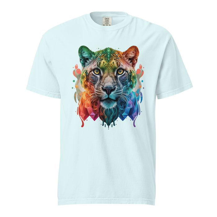 Heavy Unisex T-Shirt - Rainbow Tiger