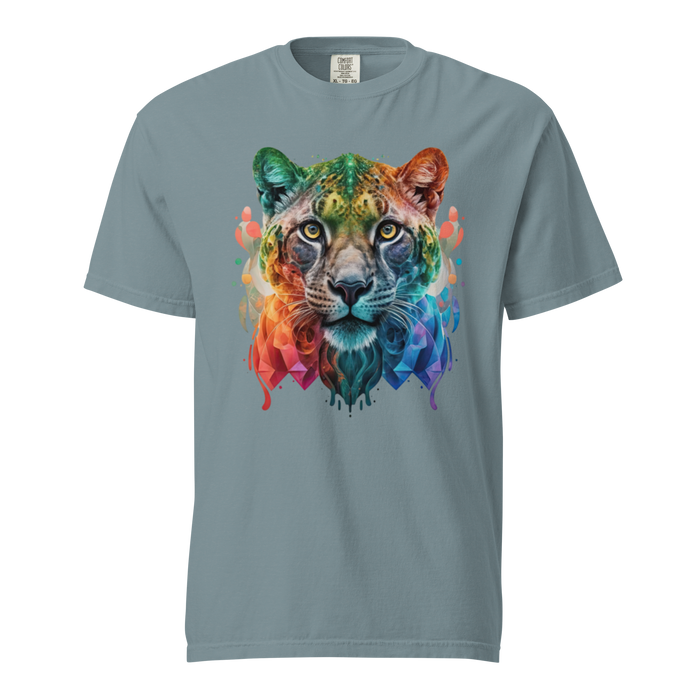 Heavy Unisex T-Shirt - Rainbow Tiger