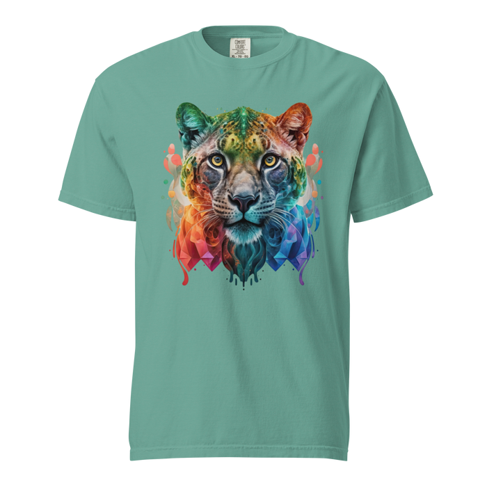 Heavy Unisex T-Shirt - Rainbow Tiger