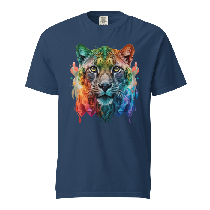 Heavy Unisex T-Shirt - Rainbow Tiger