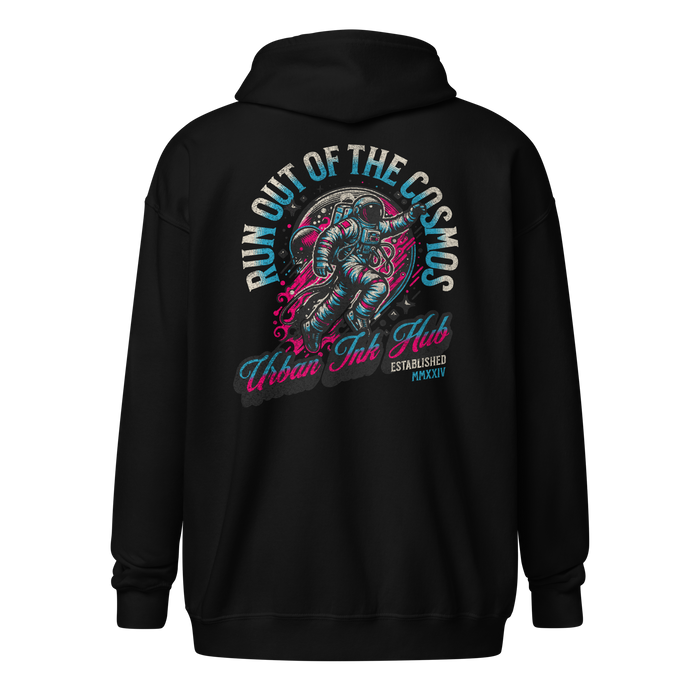 Unisex Heavy-Blend Zip Hoodie - Run out of the Cosmos