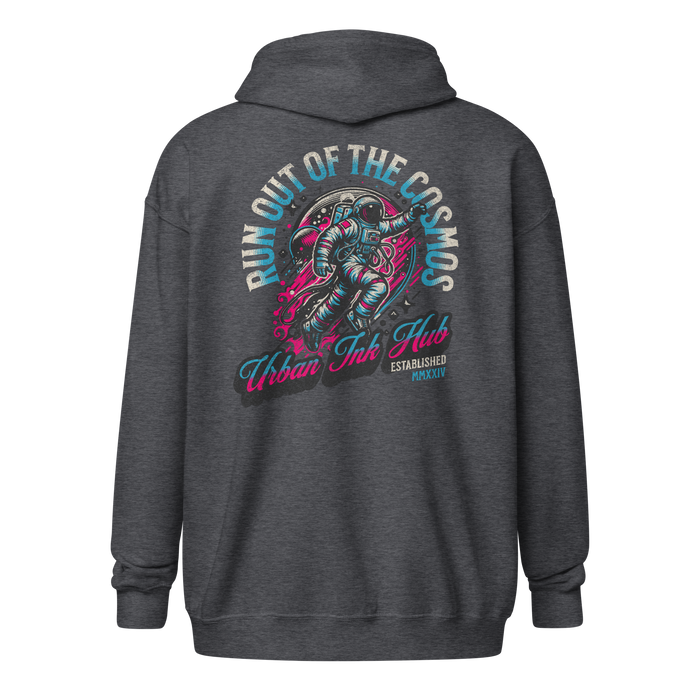 Unisex Heavy-Blend Zip Hoodie - Run out of the Cosmos