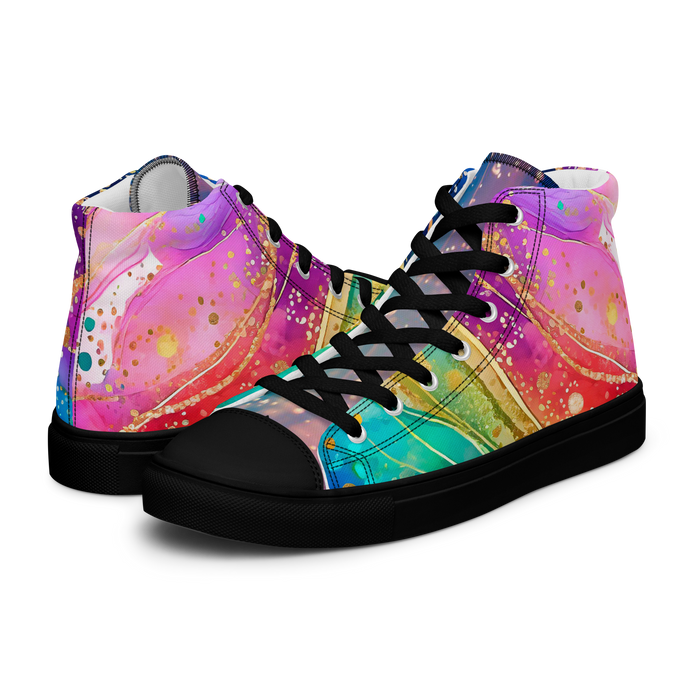 Women’s high top canvas shoes