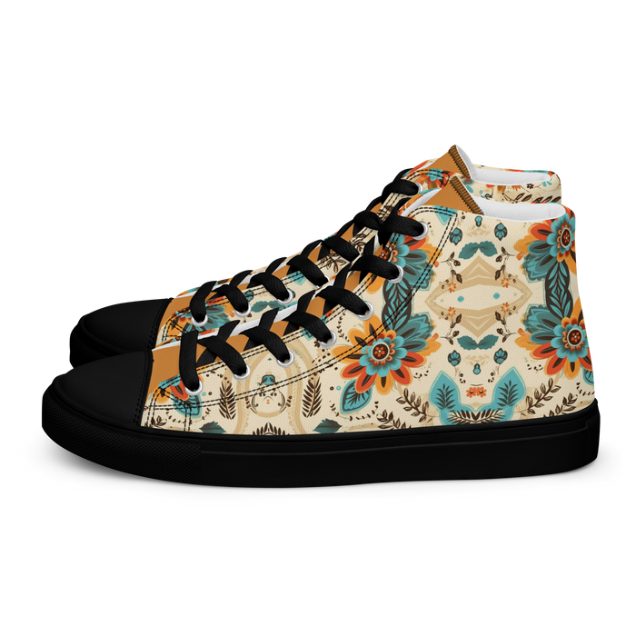 Women’s high top canvas shoes