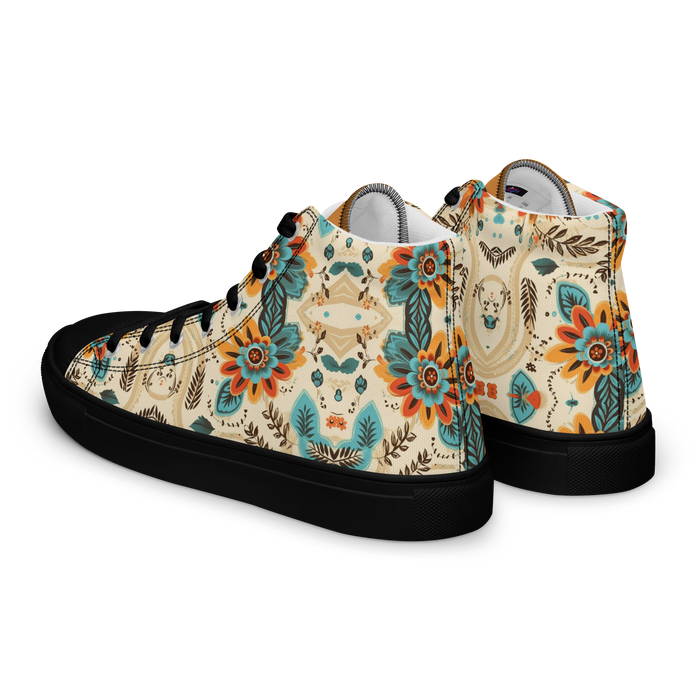 Women’s high top canvas shoes