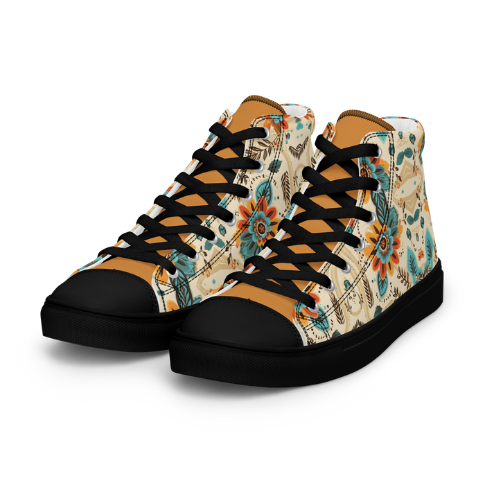 Women’s high top canvas shoes