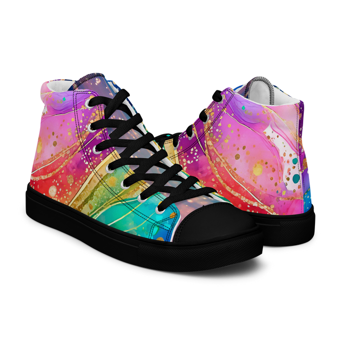 Women’s high top canvas shoes