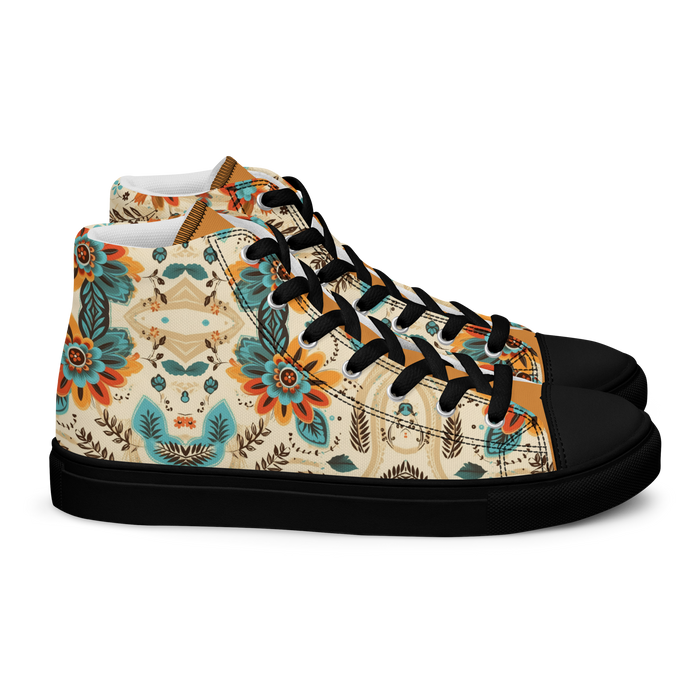 Women’s high top canvas shoes