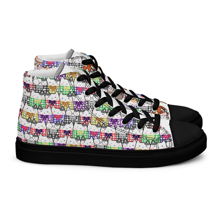 Women’s high top canvas shoes