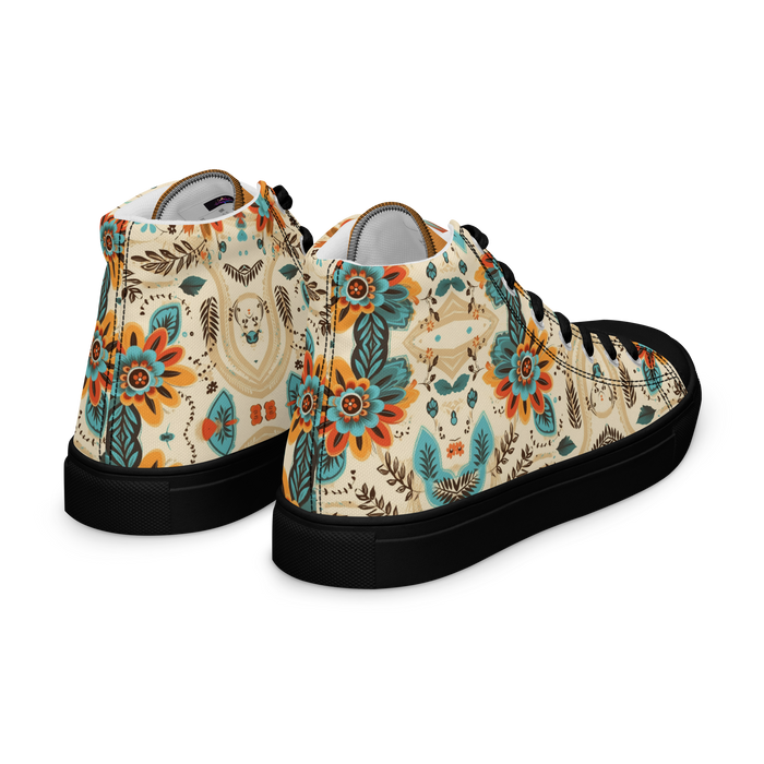 Women’s high top canvas shoes