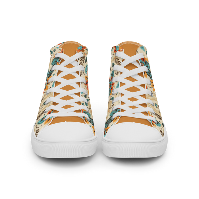 Women’s high top canvas shoes