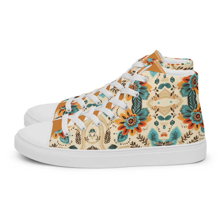 Women’s high top canvas shoes