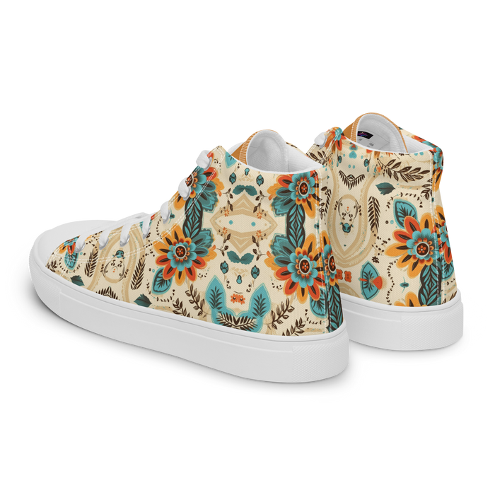 Women’s high top canvas shoes