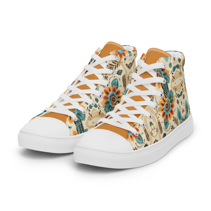 Women’s high top canvas shoes