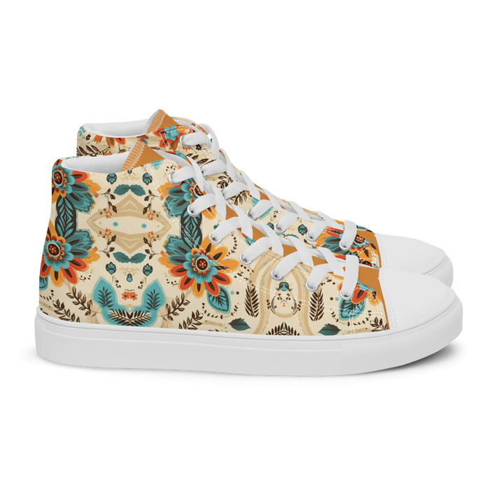 Women’s high top canvas shoes