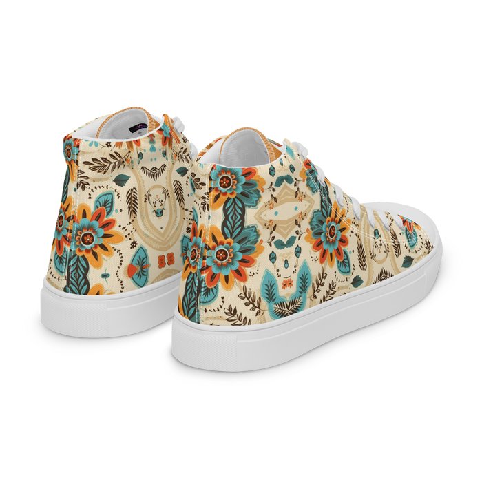 Women’s high top canvas shoes