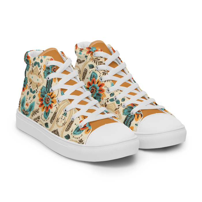 Women’s high top canvas shoes